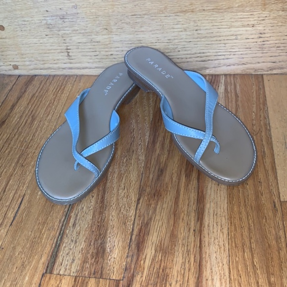 Parade Light Grey/Blue Strappy Sandals